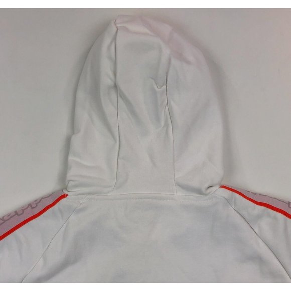 Kappa Logo Tape Apet 2 Mens XL White Regular Fit Pullover Hoodie Sweatshirt - Picture 12 of 12